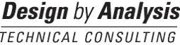 Design by Analysis Technical Consulting